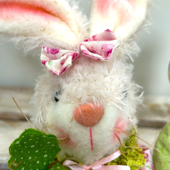 Bunnies Sitting on a Ledge - Picture 5 of 8